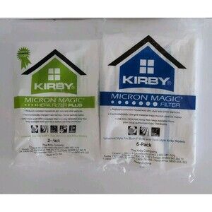 Kirby F Style & Twist Filter Vacuum Bags Micron Magic Technology 2 Bags 8 Total